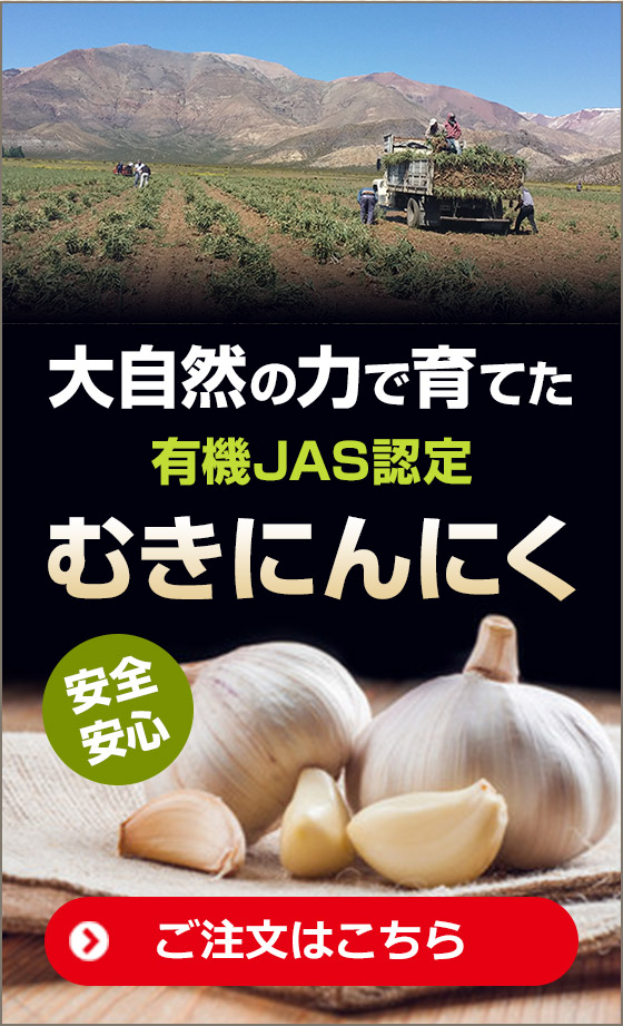 スペイン産にんにくについて 有機jas認定 むきにんにく屋